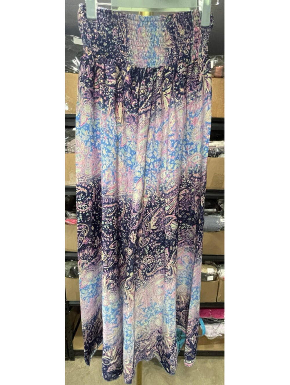 NWOT Nazila Couture Silk Viscose Resort Wear Flowy Pants S/M Boho Coastal